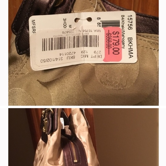 AUTHENTIC COACH MIA OPI ART PURSE GREAT CONDITION - Picture 16 of 16